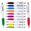 Everyday Use 1.0mm Rubber Ballpoint Pen Logo Sketching & Signing Pen Diverse Purposes Plastic Material Promotional