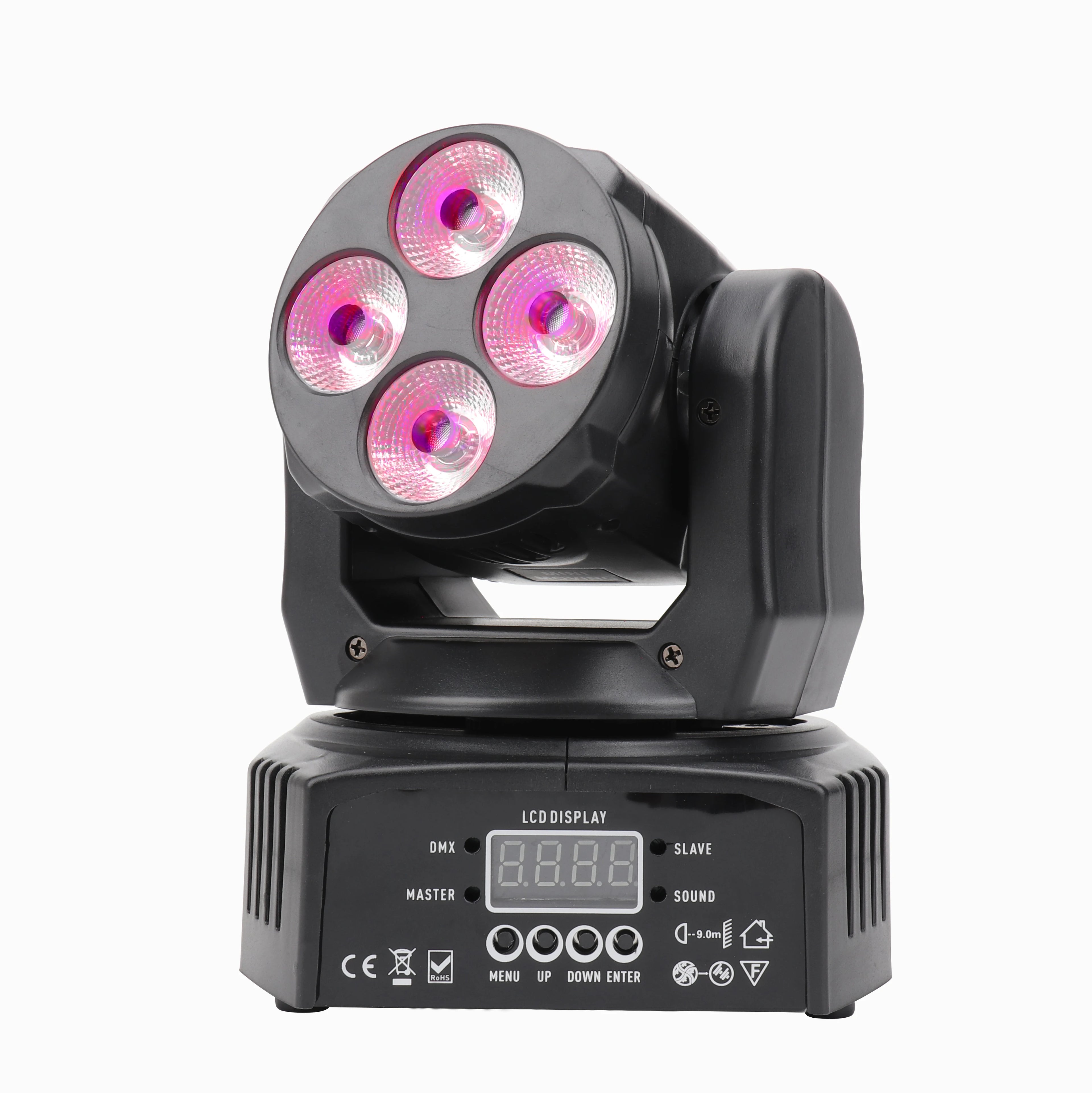 Latest Mini 100W DJ LED Stage Lights Moving Head Lighting for Live Performances