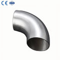 High-Pressure 304 316 Stainless Steel Short Radius 90° Elbow Pipe Fittings Food Grade Sanitary Welding Seamless for Commercial