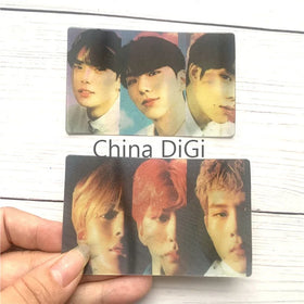 Kpop Idols Changing PVC Customized Photo 3D Sheet Print Business Custom Lenticular Card
