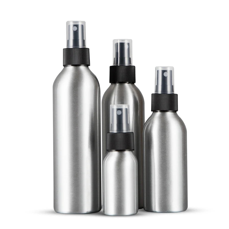Wholesale Essential Oil 30ml 50ml 60ml 100ml  120ml 250ml 500ml Water  Bottle Aluminum Bottles  With Screw/spray Top