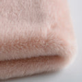 900g High Weight 18mm Super Soft Good Quality Solid Rabbit Faux Fur Fabric for Garment/Hand Bag