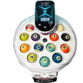 Upgraded Intelligent Automatic Pool Ball Cleaning Machine 16-Piece 2-1/4\" Billiard Ball Set Touch-Operated Screen Plastic