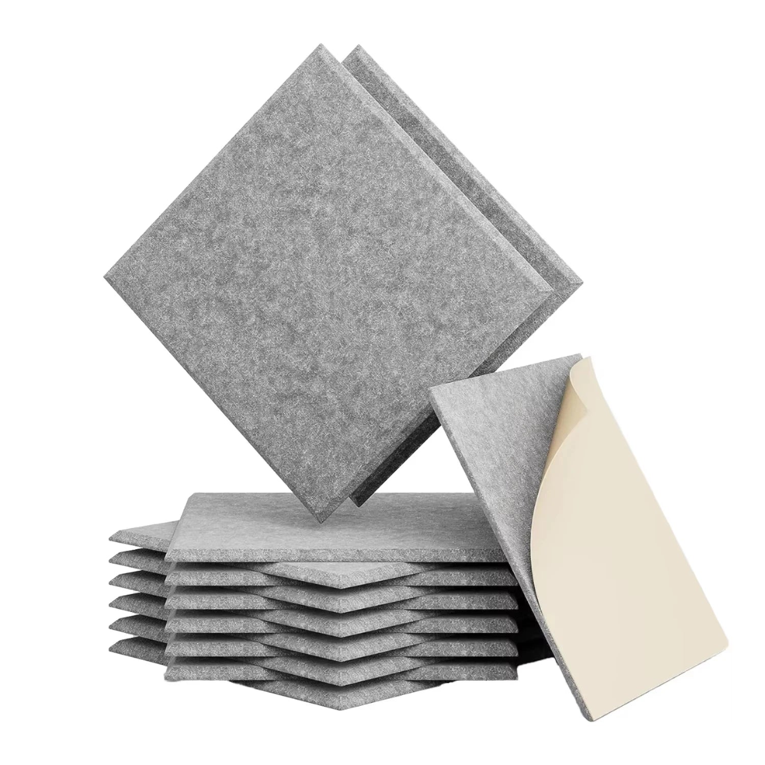 Woxin Modern 9mm Thick Easy to Install PET Fiber Eco-Friendly Soundproof Decorative Wall Boards Polyester Acoustic Panels