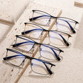 Half-rim square Half-titanium Eyeglass Frames With Prescription Myopia Eyeglasses Frames