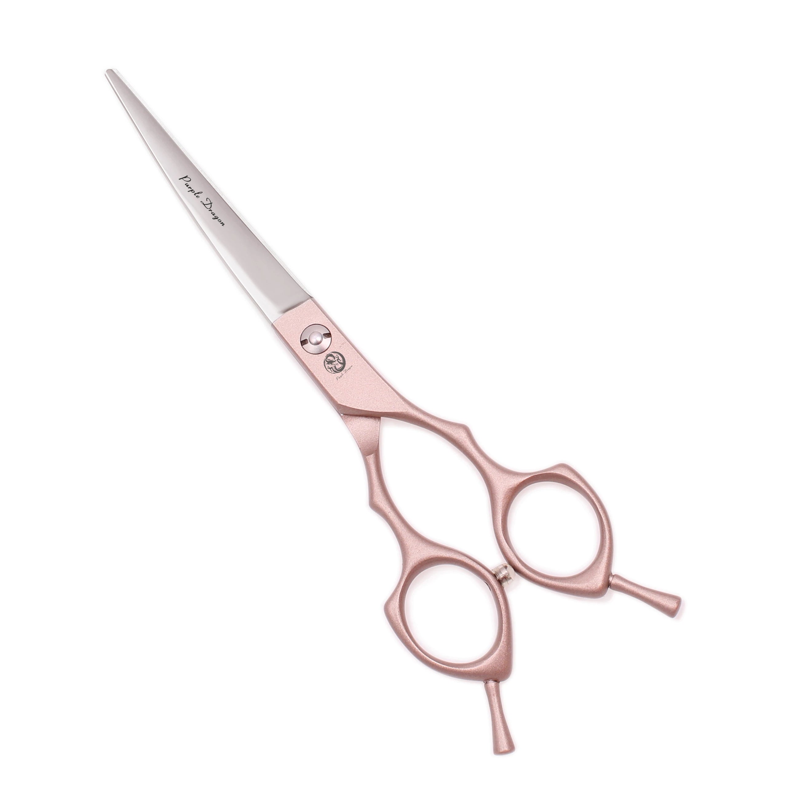 AQIABI Japanese Steel 7\" Dog Grooming Scissors Curved Dog Scissors with Sharp Stainless Steel Blade Model Z4009