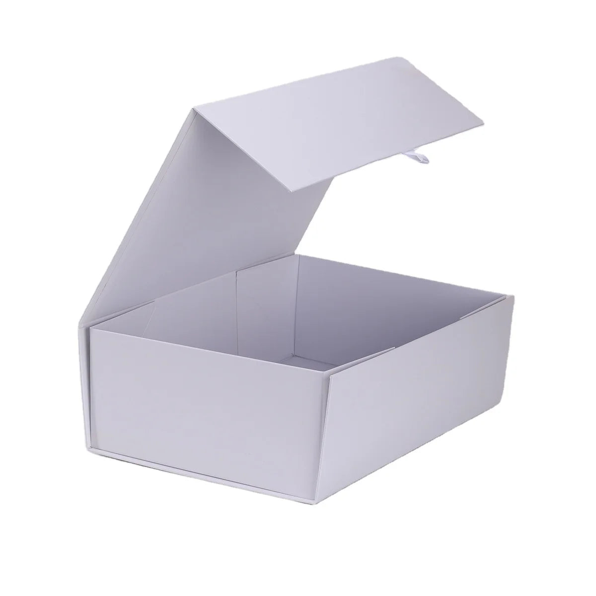 High Quality Customized Luxury White Cardboard Gift Box Handmade with Embossing Printing Magnetic Closure for Bridesmaids