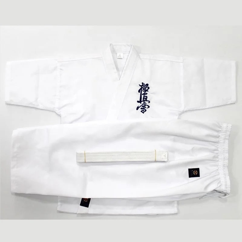 Unisex Supplier Kumite Grey Kyokushin Arawaza Fabric Wkf Approved Gi Karate De Uniform Kata Gold Master
