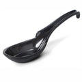 Hot Sale Restaurant Tableware Spoon with Notches Design Japanese Melamine Soup Spoon