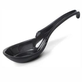 Hot Sale Restaurant Tableware Spoon with Notches Design Japanese Melamine Soup Spoon