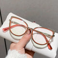 Fashion Hot Classic Cat Eye Metal Eyeglasses Frames Custom logo Wholesale Multicolour Blue Light Glasses Women Lunettes