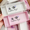Wholesale Vegan Lashes Full Strip Eyelash Boxes Low MOQ Paper Packaging for Makeup Vegan False Eyelashes