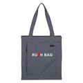 Custom Printed Logo Personalized Cotton Canvas Tote Bags Promotional Reusable Shopping Bags Letter Pattern RUTH RTC044 Medium