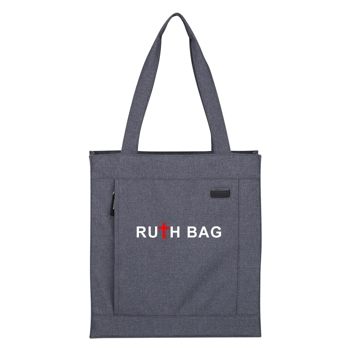Custom Printed Logo Personalized Cotton Canvas Tote Bags Promotional Reusable Shopping Bags Letter Pattern RUTH RTC044 Medium