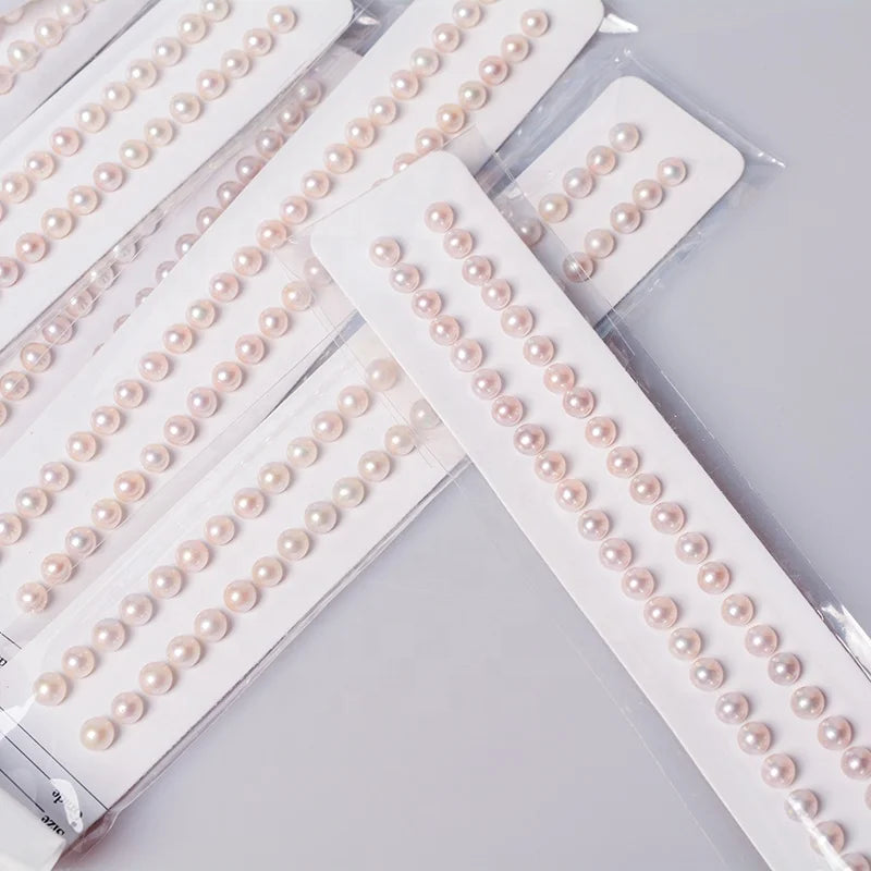 3A 3-12mm Genuine Freshwater White Beads Natural Loose Pearls Farm River Bulk Wholesale for Jewelry Making Cultured Pearls