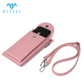 Custom Luxury Ladies Cell Phone Wallet with Card Holder Made of for Full Grain Genuine Leather RFID Blocking Cash Friendly