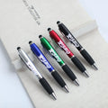 Custom Logo Color Laser Led Light Metal Body Pens Ballpoint Pen