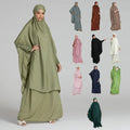 Eid Baju Muslim Modest Afghani Burkha Muslim Abayas Fashionable Khimar Hijab Pocket Printed Abaya Dress Wholesale in Uk