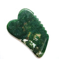 HZ Factory Supply Natural Polished Indian Agate Ice Cream Spoons Heated Gua Sha Tools for Eye