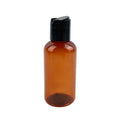 Professional 4 oz PET Boston Shape Amber Color Plastic Bottle Mist Sprayer Cap for Face Mask Shampoo Lotion & Personal Care