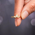 925 Sterling Silver Classical Shiny Zircon 5a Cubic Zirconia Diamond Engagement Ring With Cubic Zirconia