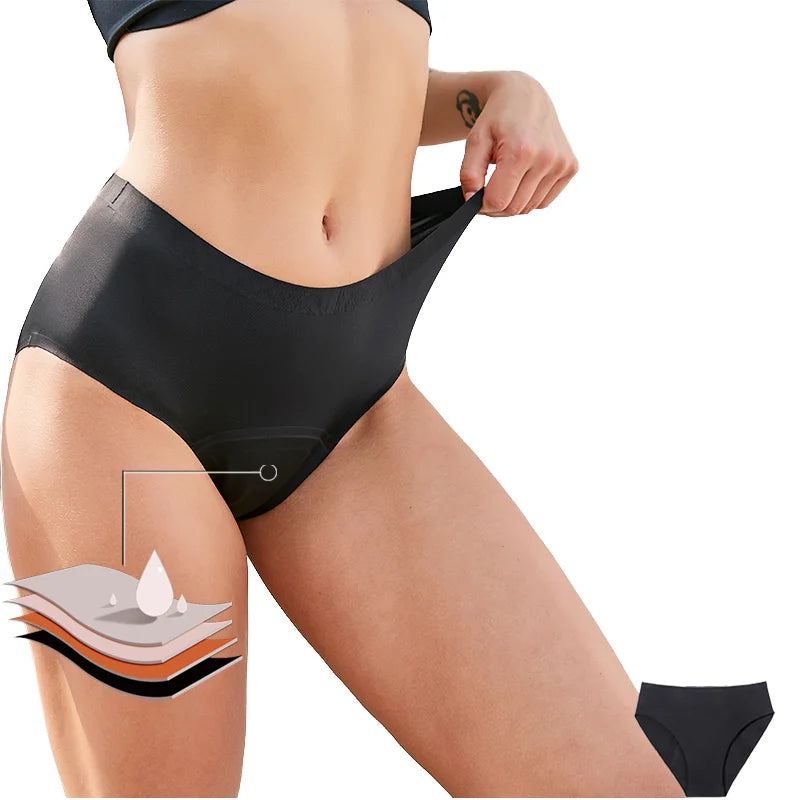 Manufactory Custom Nylon Menstrual Panties Culotte Menstruelle Girls Pants Leak Proof Comfortable Colorful Period Underwear