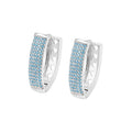94357 Xuping Jewelry Fashion Christmas Elegant Earring Platinum Plated Iced Out  Luxury Fancy Romantic Engagement Earrings