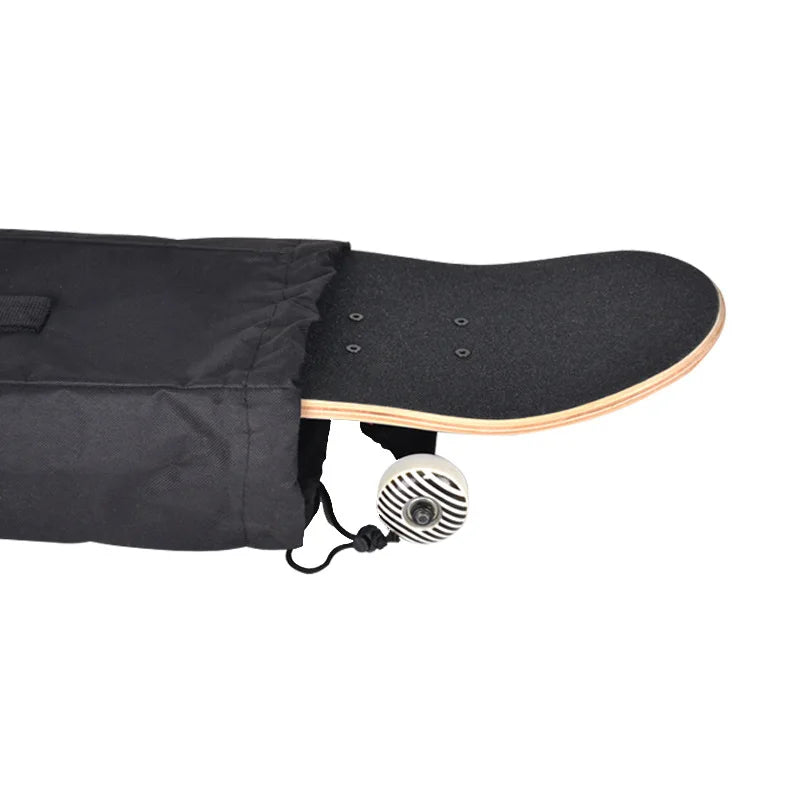Water Resistant Oxford Cloth Skateboard Carry Bag Adjustable Strap Drawstring Protective Skateboard Storage Backpack