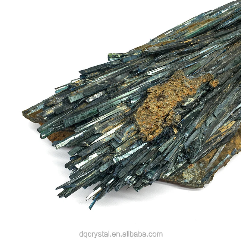 Wholesale Natural Crystal Mineral Flower Shape Vivianite Cluster Rough Sparkle Vivianite Mineral Specimen for Healing Decoration
