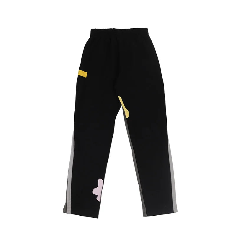 OEM Custom Wholesale Men's Baggy Jogger Pants Latest Designs Blank Stacked Trouser Plus Size Sweatpants Elastic Waist Casual Mid