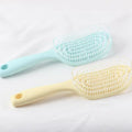 Detangling Color Custom Women Comb Lollipop Shaped Circular Massage Comb Hair Care Anti Tangling Hollow Styling Hair Brush