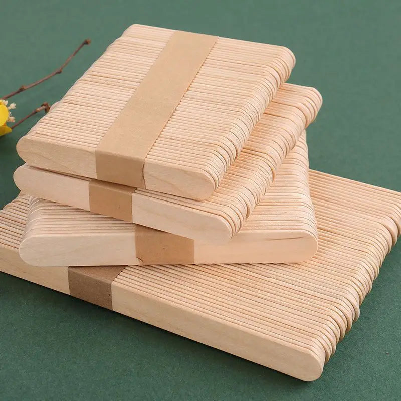 AK Ice Cream Sticks Natural Wooden Sticks Kindergarten Manual DIY Development Intellectual Spelling Toy
