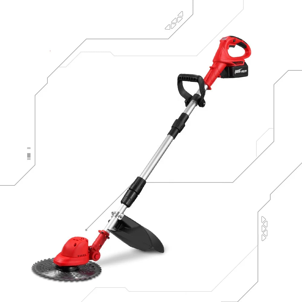 2000RPM 2-stroke Single Cylinder Electric Lawn Mower 588VF Battery Cordless Grass Trimmer Brushless Motor High Torque Folding MegaBDM