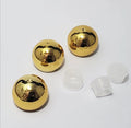 18mm Roundl Electroplate Gold Mushroom Shape Cap  Lid With Inner Plug for Perfume Lotion Essential Oil