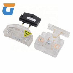 Modern Design Low Price Trapezoid Lift Door Lock Switch Silver Material for Elevator Square Contact for Model 1 Year