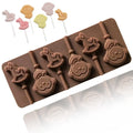 1255 Free Sample Monkey and Horse Shape Silicone Lollipop Mold Silicone Chocolate Candy Mold Hand Make Bpa Free Resin Silicone MegaBDM