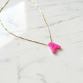 1 Piece Sterling Silver Pink Alphabet Letter Necklace for Men Women Lab Created Pink Opal Initial Letters Necklace