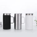 Watersy 20oz Stainless Steel Coffee Mug Sublimation Blanks Straight Skinny Tumbler Cups with Handles in Bulk United States