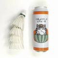 Best Seller High Durability Goose Feather 3in1 Hybrid Shuttlecock Tin Can Pack Training & Competition Quality Badminton