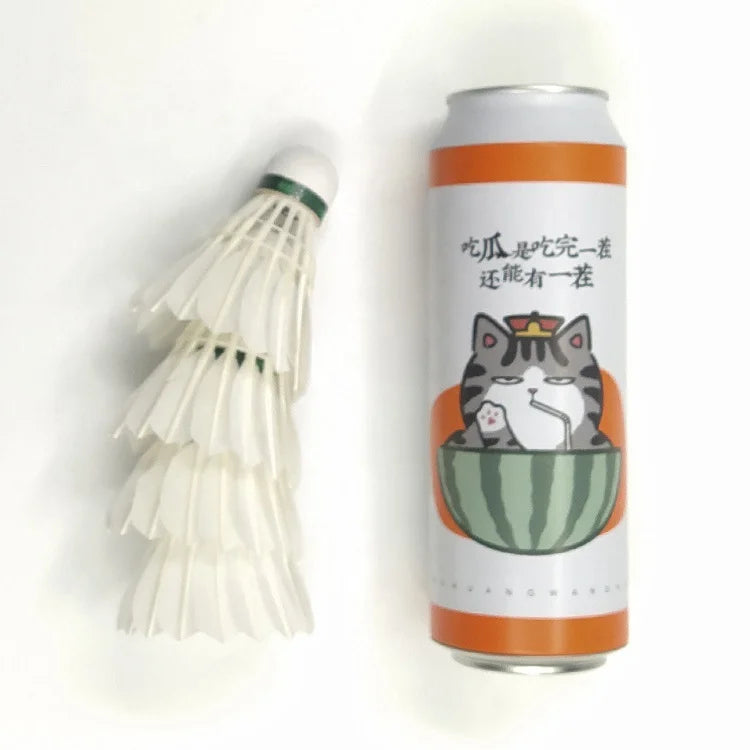 Best Seller High Durability Goose Feather 3in1 Hybrid Shuttlecock Tin Can Pack Training & Competition Quality Badminton