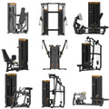 New Arrival 11 Gauge Oval Tube Pin Weight Stack Selection Gym Equipment Full Set for Home