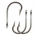 50pcs Strong Stainless Steel Tuna Fishing Hooks 5/0-13/0 Galvanized Saltwater Fishhook with Big Game Barbed for Fishing