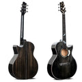 Black Full Solid Spruce acoustic guitar Sevillana 41 inch acoustic guitar factory
