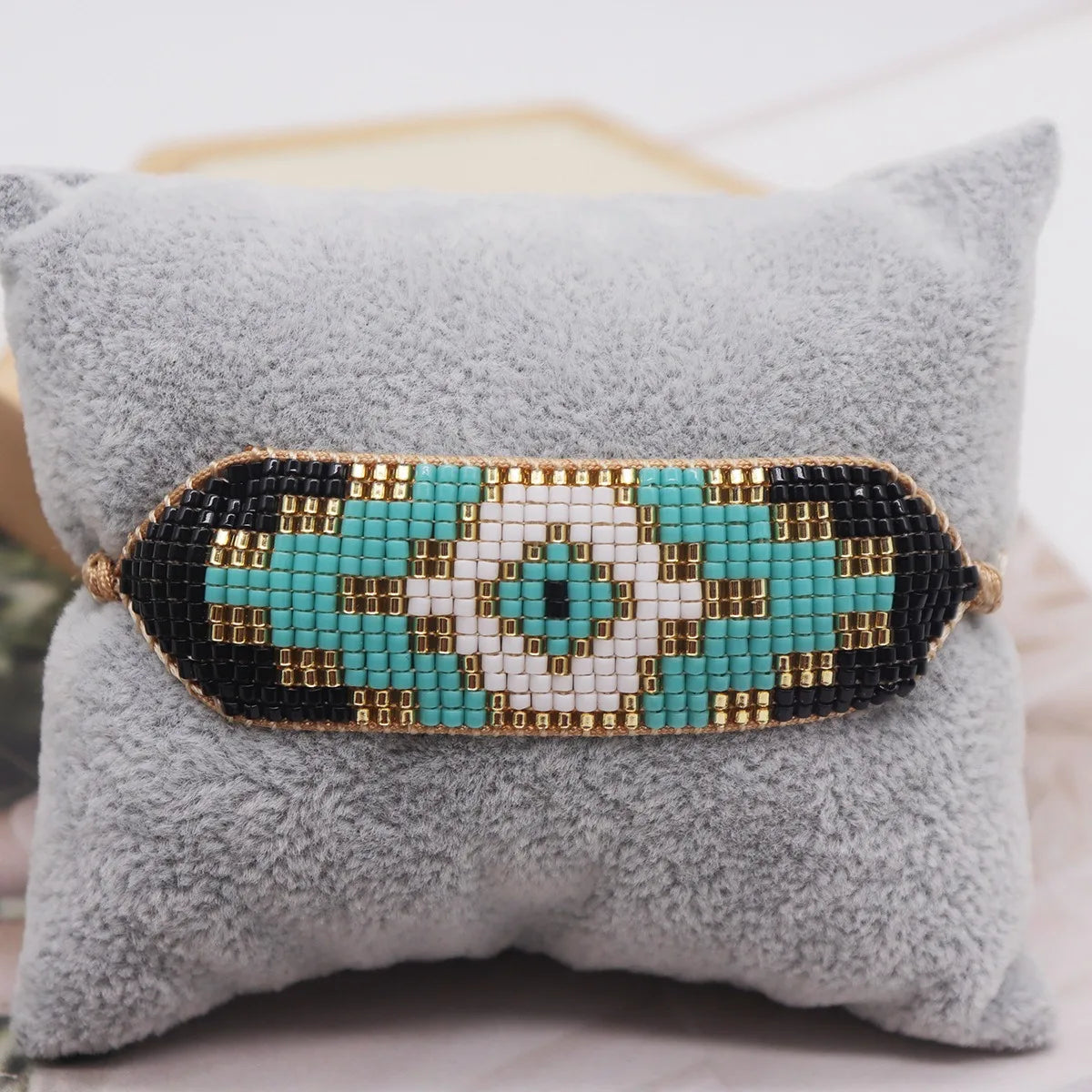 Handmade Adjustable Bohemian Eye Pattern Miyuki Bead Bracelet Fashion Woven Bangles Hot Selling Eye Shape Bracelets Designer