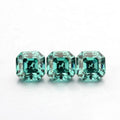 Best Quality Machine Cut Dvvs Light Green Color1ct-7ct Fancy Moissanite Asscher Cut Loose Moissanite Diamonds for Jewelry Making