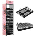 Metal Display Racks Shelves for Nails Polish Hair Color and Enamels with 12 Layers That Can Be for More Different Products