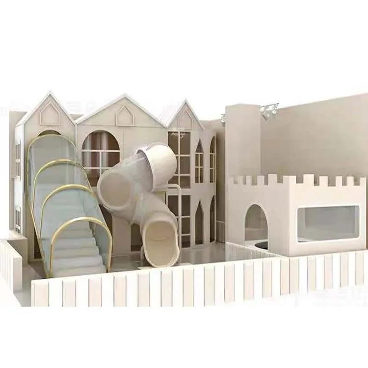 Hanlin Design Small Shop Indoor Playground Equipment Airplane Theme Indoor Playground for Kids