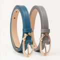 New Cute Lady Style PU Women's Belt Small Bow  Needle Buckle Belt Women's Versatile Jeans Strap