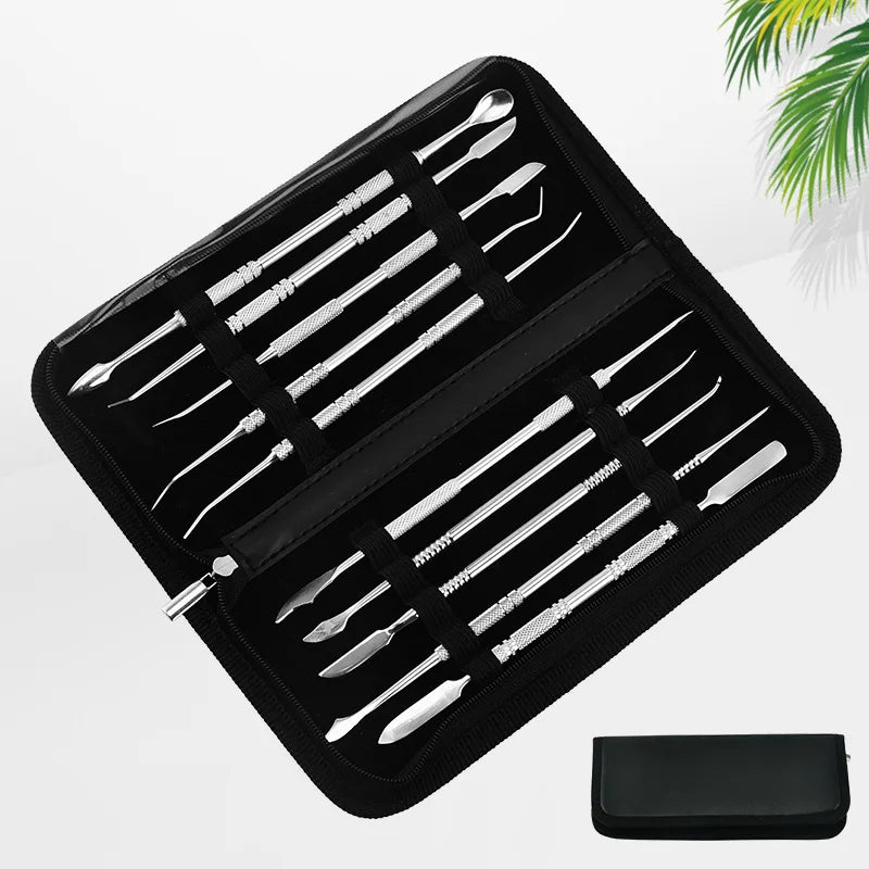 Stainless Steel Clay Graver Candle Graver 10-Piece Set Polymer Clay Plastic Tool Set