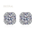 Classic Jewelry Luxury Moissanite Earing Jewelry 925 Sterling Silver Vvs Moissanite Pass Diamond Test Stud Earring for Women
